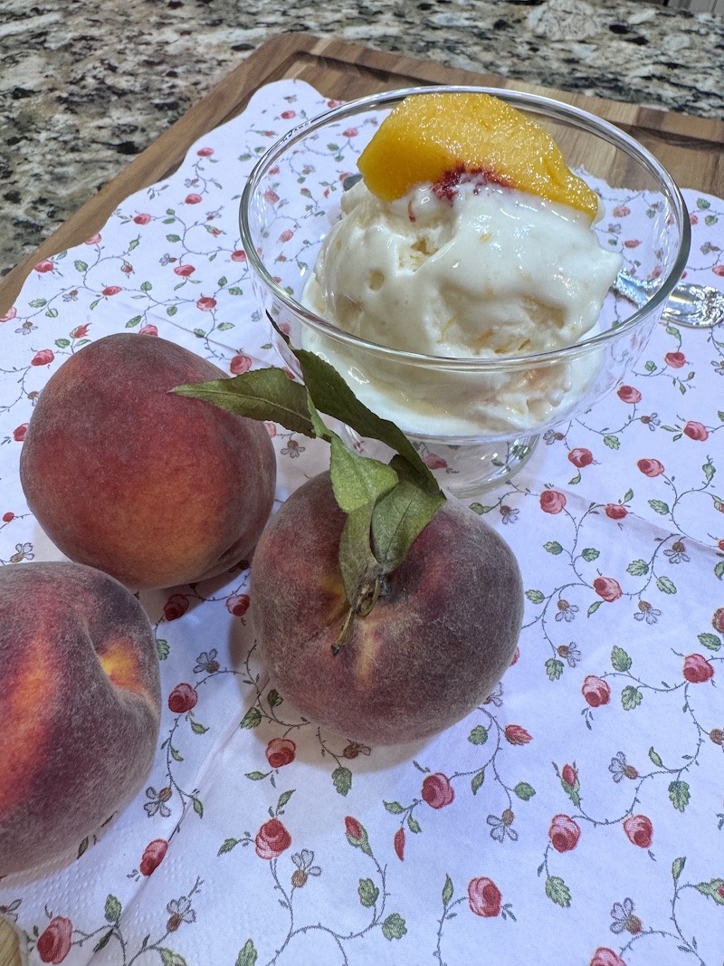 Grandmother Foshee’s Peach Ice Cream