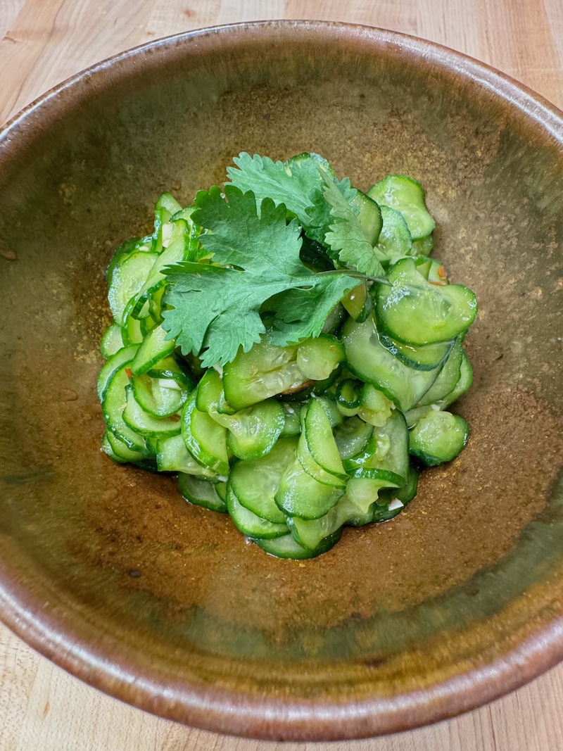 Spicy Marinated Cucumbers