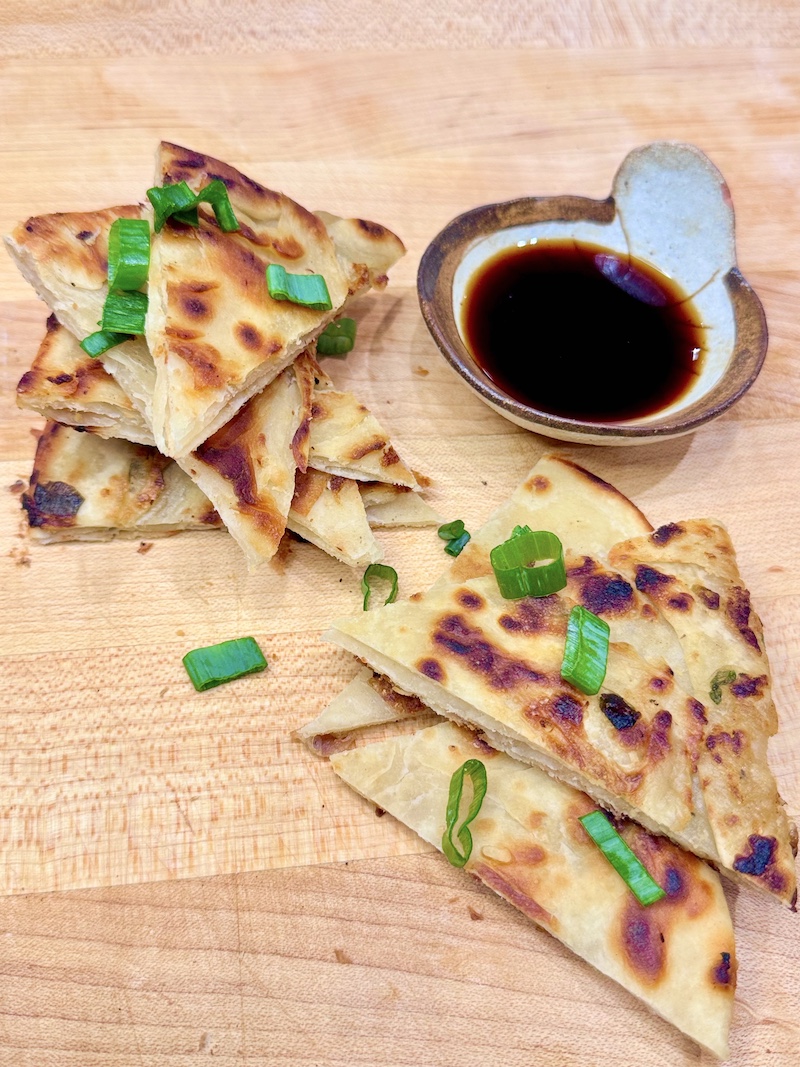 Vidalia Onion Scallion Pancakes